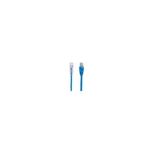 Black Box C6APC28-BL-07 7FT BLUE CAT6A SLIM 28AWG PATCH CABLE 500MHZ UTP CM SNAG - Photo 1/1