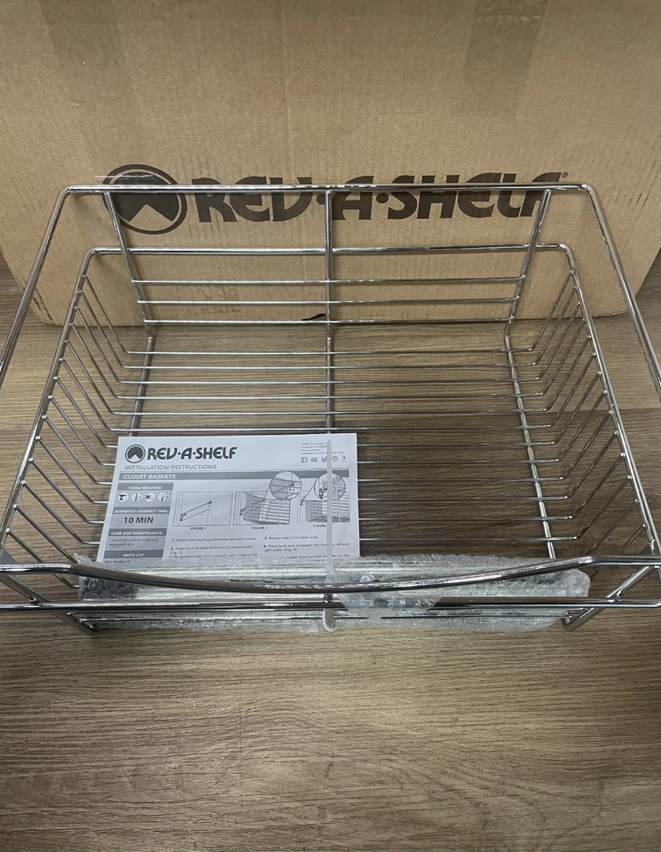 Rev-A-Shelf CB-242011CR-1 Classic Closet 24" x 20" x 11" Pull Out Closet Basket - Image 1 of 1