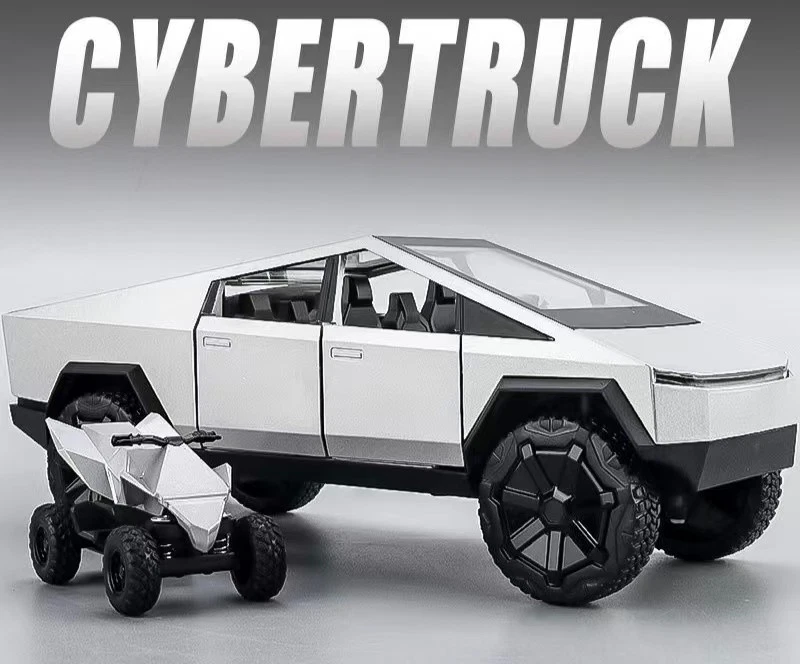 Сплав Tesla пикап мотоцикл раздвижная модель детская игрушка мальчик классный подарок - Изображение 1 из 4