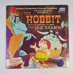 Rankin/Bass - The Hobbit LP Record 1977 Includes 12-Page Book Disneyland - Picture 1 of 2