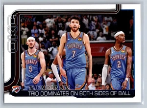 2025-26 Topps - OKC Thunder Up Team Checklist #288 - Picture 1 of 2