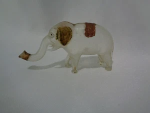 Antigua botella de perfume figura elefante de vidrio soplado a mano de Alemania - Imagen 1 de 10