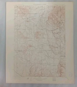ANTIQUE ORIG SUNDANCE WYOMING GEOLOGICAL SURVEY TOPO TOPOGRAPHICAL MAP 1902 USGS - Picture 1 of 6
