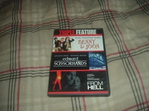 Johnny Depp Triple Feature DVD Benny & Joon From Hell Edward Scissorhands - Picture 1 of 1