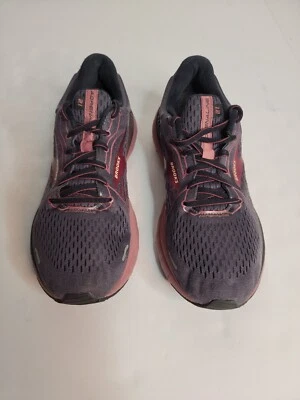 Brooks Sneakers Womens Sz 10.5 M Adrenaline GTS 21 Athletic Running Gray Purple - Image 1 of 4