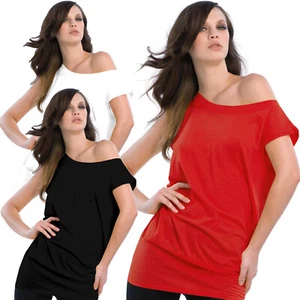 B&C Love Madness Damen Tunika SCHULTERFREI Shirt SEXY Kleid Minikleid Top - Bild 1 von 4