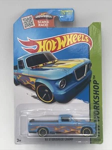 Hot Wheels '63 Studebaker Champ #214/250 Blue With Flames HW Workshop - Picture 1 of 7