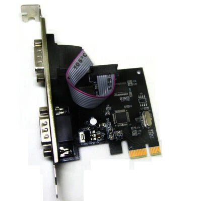 Upgraded PCI-E RS232 adapter card PCIE to COM port 9-pin expansion card - Image 1 of 4