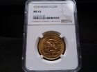 1918 MS61 Mexico Gold 20 Pesos NGC Certified - Bright/PQ for Grade !