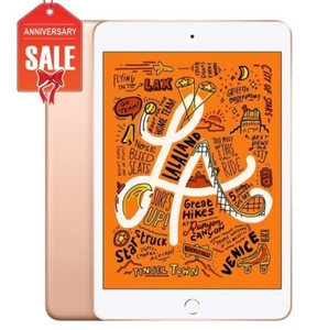 Apple iPad mini 7,9" 5. Gen, 64GB, Wi-Fi - Gold - Gut - 1 JAHR GARANTIE - Bild 1 von 2