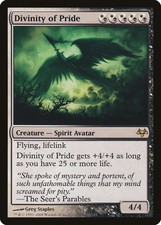 Divinity of Pride Eventide NM White Black Rare MAGIC GATHERING CARD ABUGames