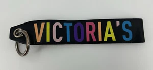 Victoria's Secret Wristlet Keychain Ring Fob Multicolor Rusted Ring & Indents - Picture 1 of 5