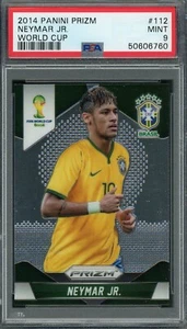 Neymar Jr 2014 Panini Prizm WM Karte #112 PSA 9 - Bild 1 von 2