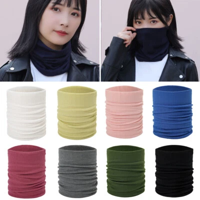 Face Cover Snood Scarves Neck Warmer Cowl Collar Circle Scarf Outdoor Handmade△ - Image 1 of 4