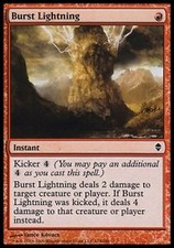 * mrm * english 4x explosive flash (burst lightning) mtg zendikar