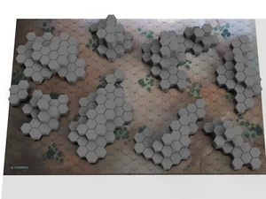 Hills for Desert Batllemat - 3D Printed Battletech Terrain & Hills - Picture 1 of 2