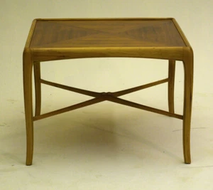 Walnut and Fruitwood coffee end sofa Table by Thomasville 1965 vintage - Picture 1 of 9