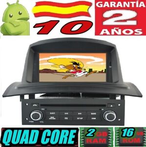 ANDROID 10 RENAULT MEGANE 2 II (2002-2008)  RADIO 7" COCHE GPS CAR SD WIFI 3G 