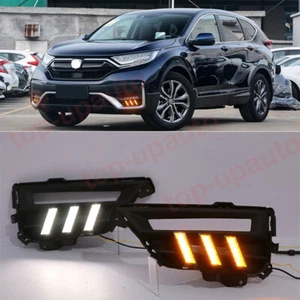 For Honda CR-V CRV 2020-2022 LED Fog Lamp Daytime Running Light turn signal 2PC - Picture 1 of 12