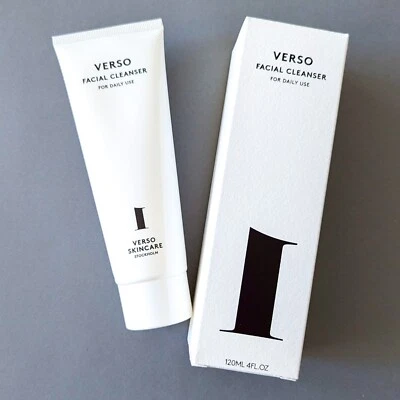 Limpiador facial Verso Skincare - para uso diario - tamaño completo 4 oz/120 ml sellado Foto 1 de 4