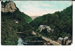 VALENTINES POSTCARD HIGH TOR AND DALE MATLOCK 1909 image taken pre 1895 prb 1892 - Imagen 1 de 2