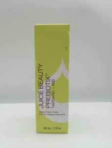 JUICE BEAUTY PREBIOTIX  INSTANT FLASH FACIAL TARTARIC+ IRIS FULL SIZE 60ml NIB - Picture 1 of 3