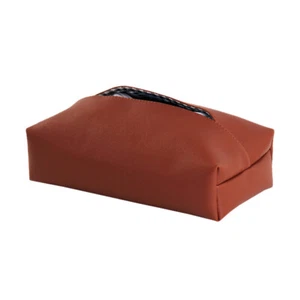 Funda de pañuelos de escritorio caja dispensadora soporte servilletero contenedor de papel - Imagen 1 de 12