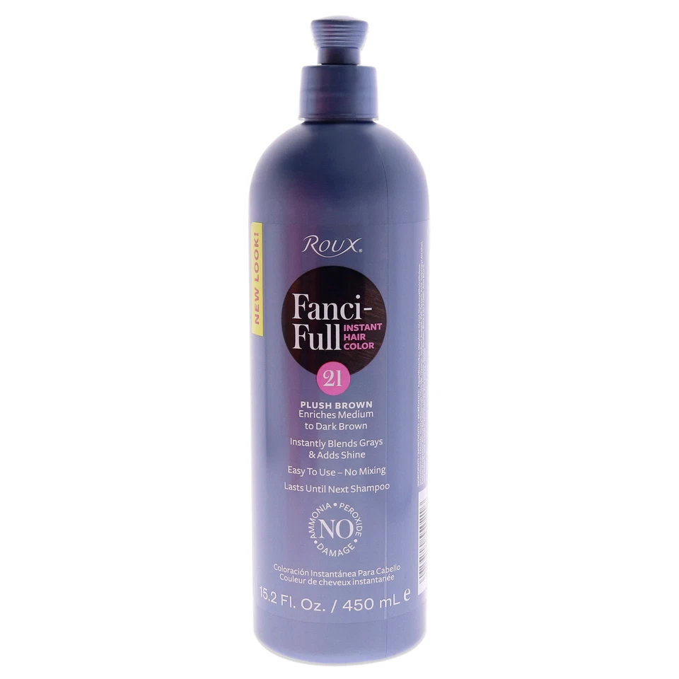 Roux Fanci-full Rinse 21 Plush Brown 15.2 Fluid Ounce