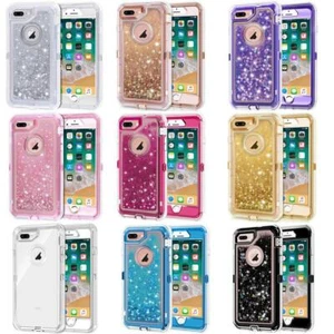 NUEVO Funda para iPhone Brillo Líquido Fluido Brillo Arenas Movibles Se Adapta a Clip Otterbox - Imagen 1 de 59