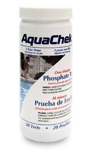 Aquachek 562227 Phosphate Test Kit for Swimming Pools - 20 Tests Packets