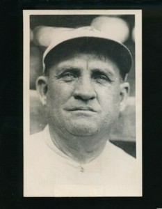 1970s Jesse Burkett Hat Photo Post Card MK on Back 2872 hits cool image swsw6