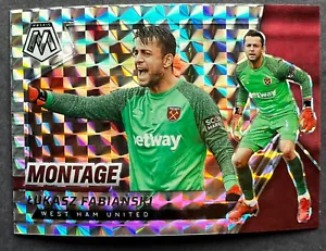 2021-22 Mosaico Premier League montaggio mosaico argento Lukasz Fabianski quasi nuovo + - Foto 1 di 2