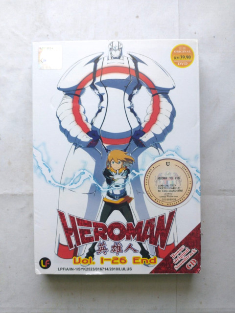 DVD~ANIME HEROMAN COMPLETE TV SERIES VOL.1-26 END ENGLISH SUBTITLE + FREE  SHIP