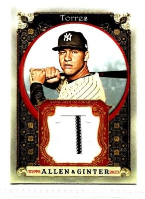 2023 Allen & Ginter Gleyber Torres GU Relic #AGRB-GT New York Yankees - Image 1 of 2