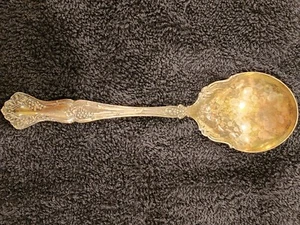 1847 Antik Wm Rogers Vintage Zuckerlöffel Silber Teller Weinrebe - Bild 1 von 7