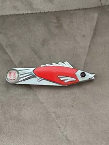 Coltello Sovietico Vintage Pesca Perm Tasca Pieghevole Souvenir Pesce Rybka URSS - Foto 1 di 16