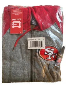 Ultra Game NFL 49ers weicher Fleece-Hoodie mit durchgehendem Reißverschluss für Herren - Medium - kostenloser Versand - Bild 1 von 4