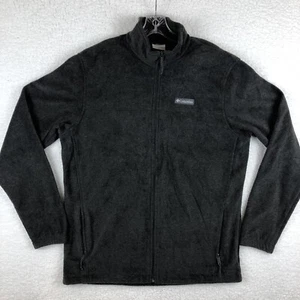 Columbia Fleece Jacket Steens Mountain Full Zip Gray Men Size Large/Tall - Picture 1 of 11