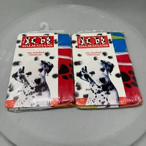 Disney 101 Dálmatas Cachorros Divertidos Una Funda de Almohada Estándar 2 Piezas 20 in x 30 in Nuevo - Imagen 1 de 4