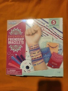 NeArt Craft Kit Friendship Bracelets Art Skills Empowering Saying Gift Cards - Picture 1 of 2