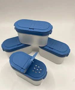 Tupperware Modular Mate Gewürzbehälter 1843-19 blauer Deckel - Bild 1 von 3