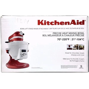 KitchenAid PRECISE HEAT MIXING BOWL & Attachments KSM1CBL - Bowl-Lift Models NEW - Picture 1 of 24