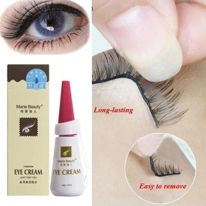 Eyelash Glue Clear Waterproof Strong Adhesive Makeup False Lash Eye Glue S2M4 - Picture 1 of 17