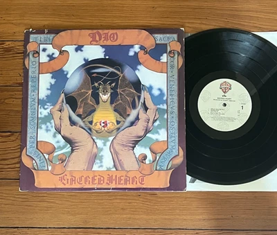 Dio Sacred Heart LP EX/VG+ Warner Bros Records 1985 Spin Cleaned (Ronnie James) - Image 1 of 2