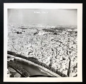 C. 1945 Luftbild, Panoramablick Stadt Rom, Italien 10x10 Nr.1 - Bild 1 von 8