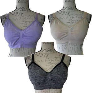 Rovtop 3 Nursing Bras with Extenders & Nursing Pads Medium NEW - Picture 1 of 10