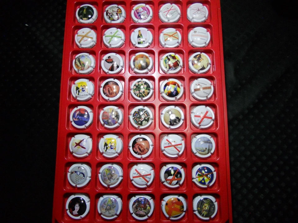 lot de capsules de champagne de castellane - Photo 1/1