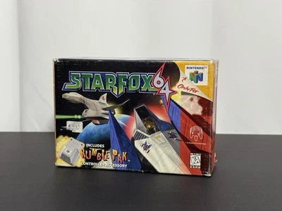 Star Fox 64 Rumble Pak Set Bundle Complete In Box CIB Authentic Tested With Box - Image 1 of 4