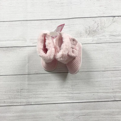 Botas de cuna Stepping Stones con arco liso nuevas con etiquetas Foto 1 de 4