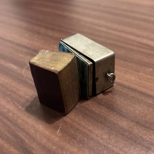 Miniature Rare Quran Arabic Old Printed Small Miniature Koran with Case- Box. - Picture 1 of 11